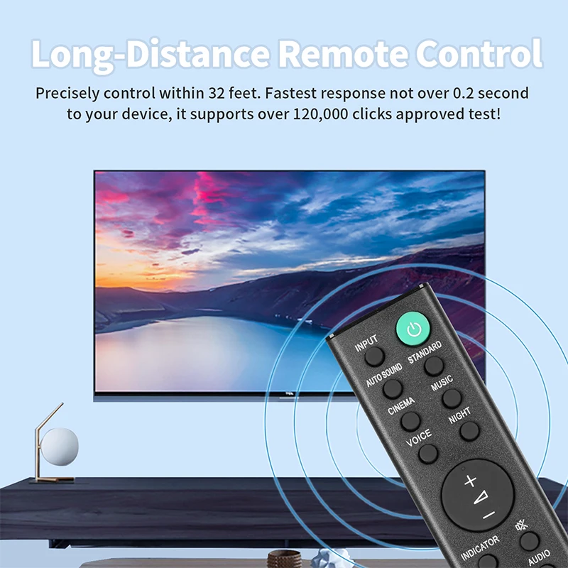 RMT-AH411U pilot do Sony Soundbar 149336011 HT-S100F HT-SF150 HT-SF200 HTS100F HTSF150 HTSF200 — zdjęcie produktu 3