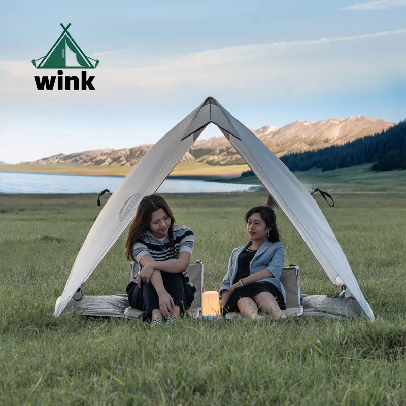 Quick Picnic Canopy, Full-Automatic Quickly Open, Exquisite Outdoor Camping, Sun-Proof Beach Grass, Multi-Person Tent