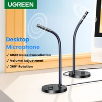 UGREEN-micrófono USB para ordenador de escritorio y PC, accesorio para Streaming de YouTube, Podcasting, Gaming Mic para Mac Windows Audio micrófonos