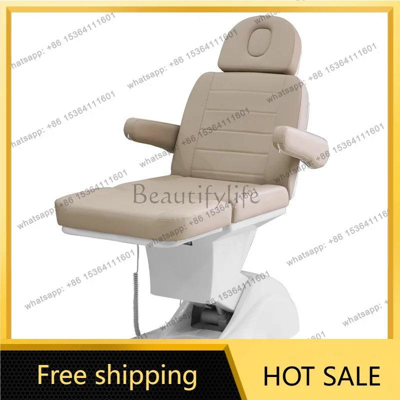 Factory Direct Sales 90 Degree High-end Electric Beauty Bed Beauty Salon Special Lifting Massage Multifunctional Physiotherapy