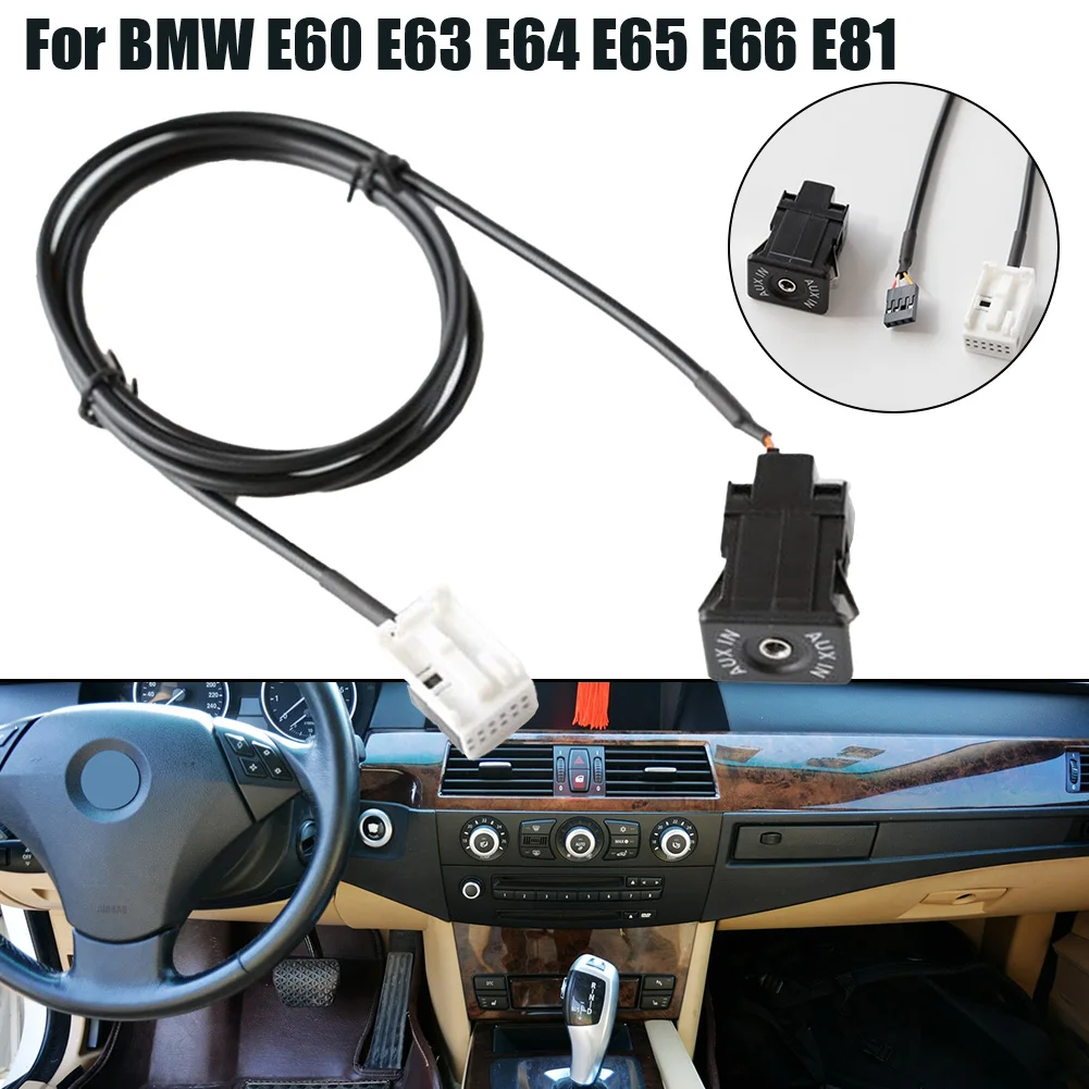 Car Extend Aux Cable Aux Adapter AUX Cable For E90/for E91 For E92 Flexible Positioning Car Extend Aux Adapter