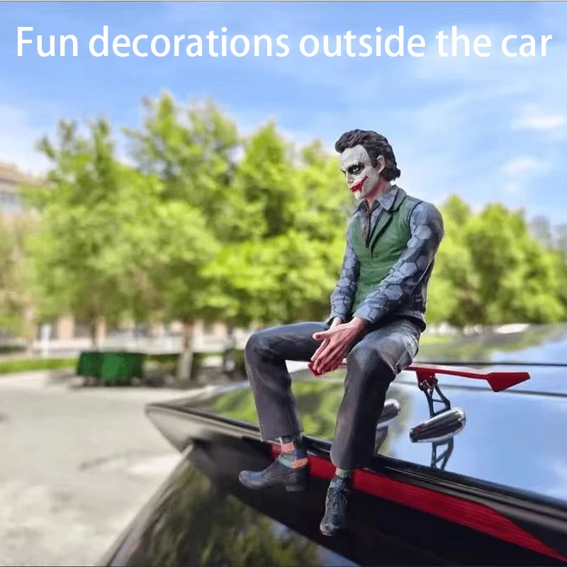 

Car exterior decoration Sitting Doll Car doll Fun car toy ornaments Car Accessories