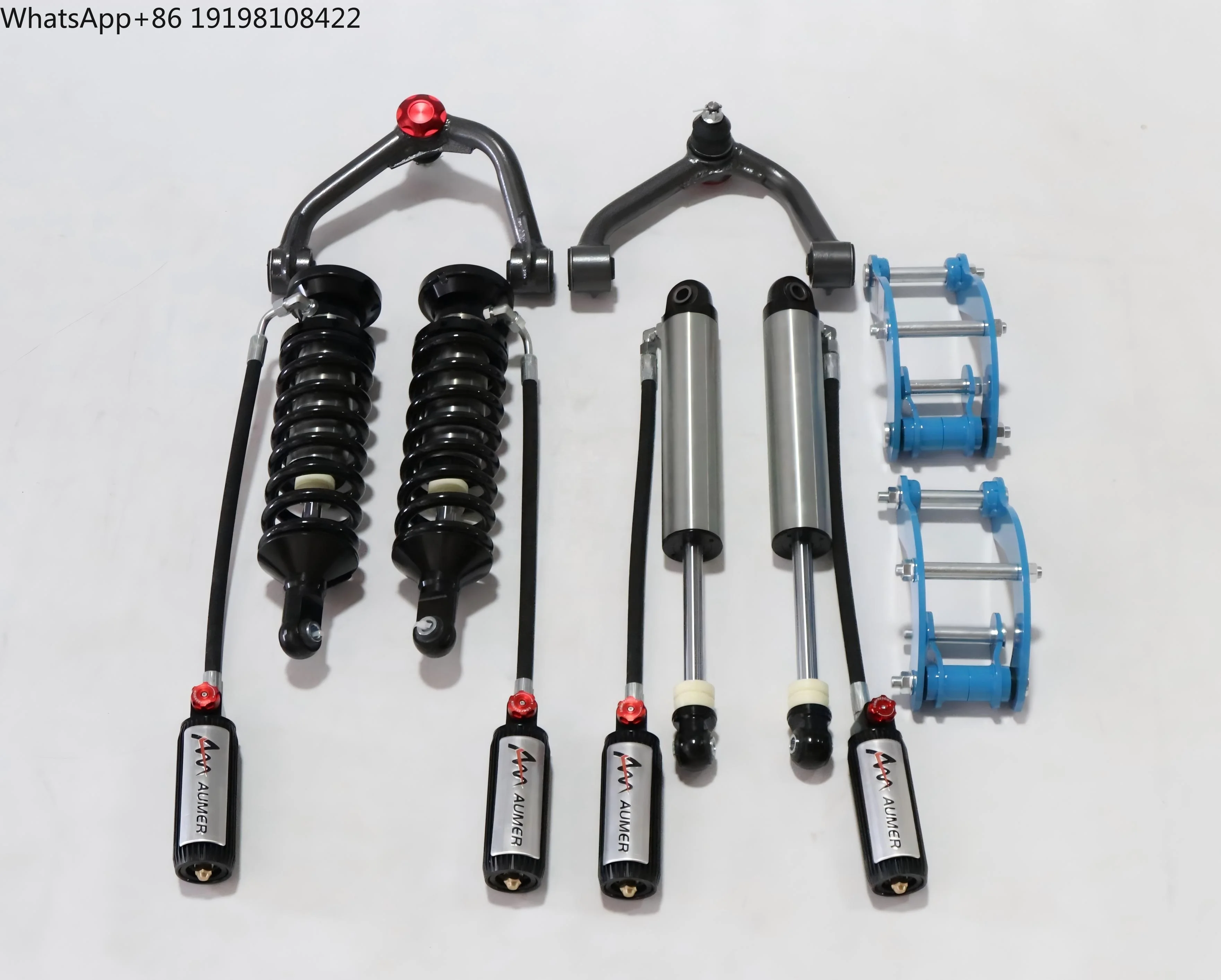 Aumer Compression and Rebound Damping Force Adjustable 4x4 Suspension Lift Kit Shock Absorber for Nissan Navara D40 Xterra NP300