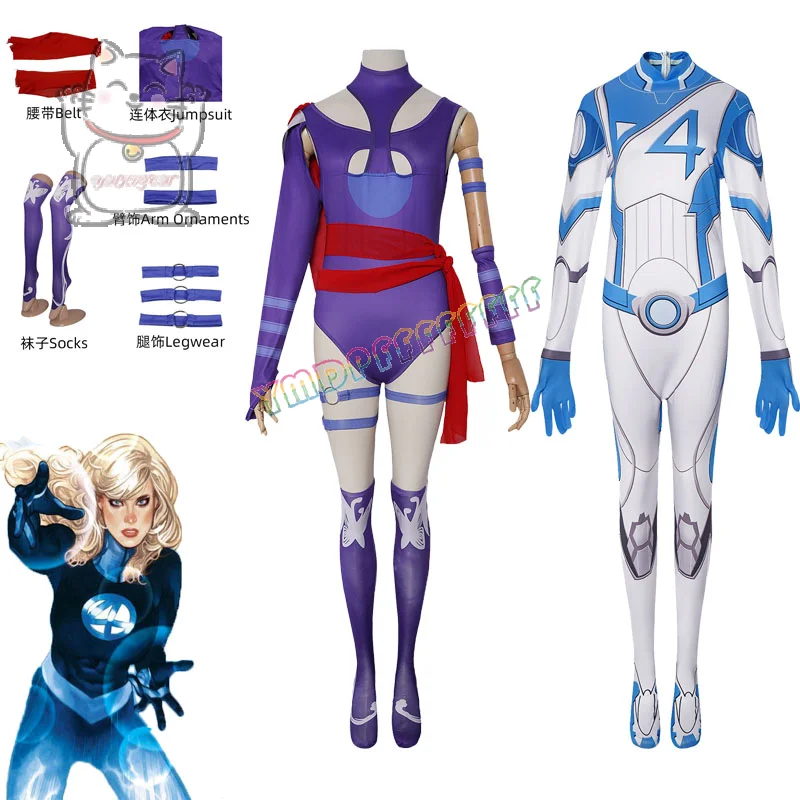 

Anime Dream Room Susan Storm Cosplay Butterfly Bodysuit Controversy Invisible Women's Dream Costume Halloween Carnival Costume
