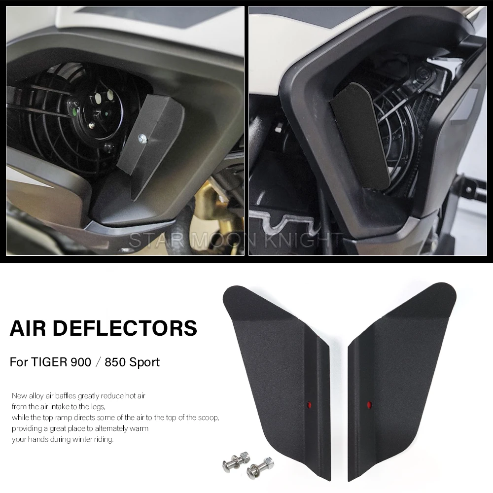 For Tiger 900 GT PRO LOW Tiger900 2020 2021 2022 RALLY PRO Radiator Fan Airflow Air Deflectors For Tiger 850 Sport Accessories