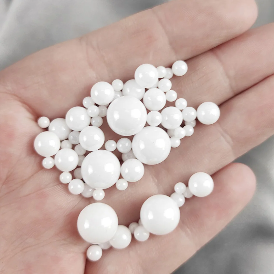 1-50Pcs G10  Ceramic Bearing Balls ZrO2 Zirconia Zirconium Oxide Ball Dia 0.8 1 1.2 1.5 1.588 2 2.778-16mm Smooth Bead Sphere