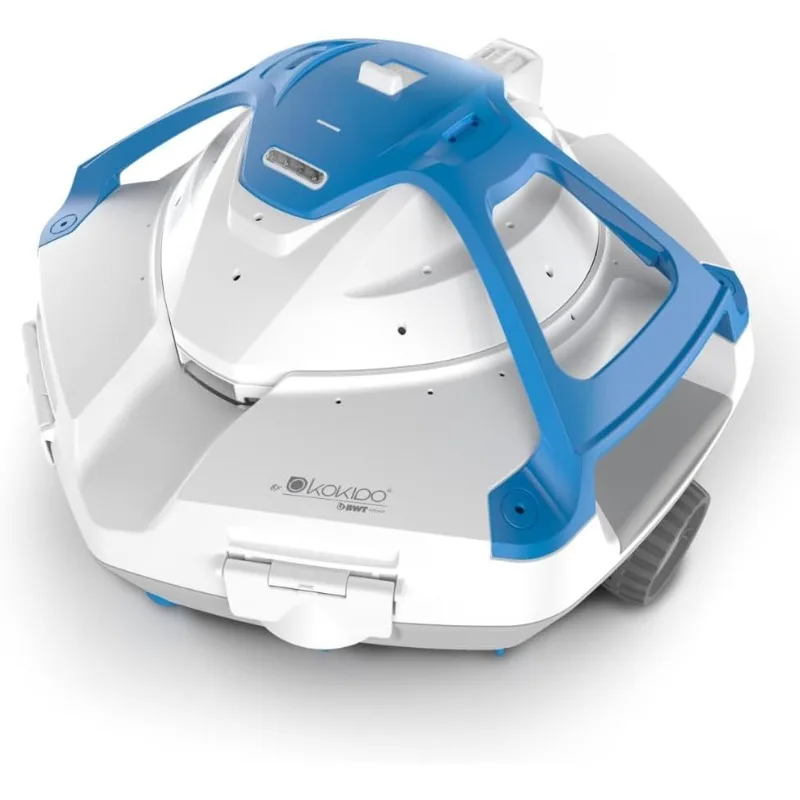 Cordless Robotic Pool Cleaner, Industry Leading 16GPM Suction Pool Vacuum, Oversized Debris Inlet, Smart Sensor, Auto Parking