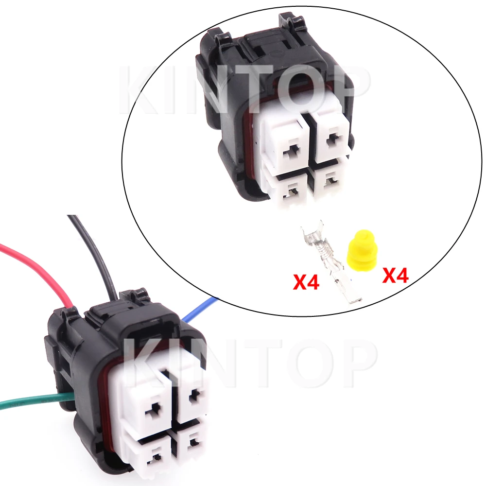 1 Set 4 Pins Automobile Fuel Pumps Wiring Connector For Toyota Mazda 6195-0315 Car Gasoline Pump Wire Socket Starter