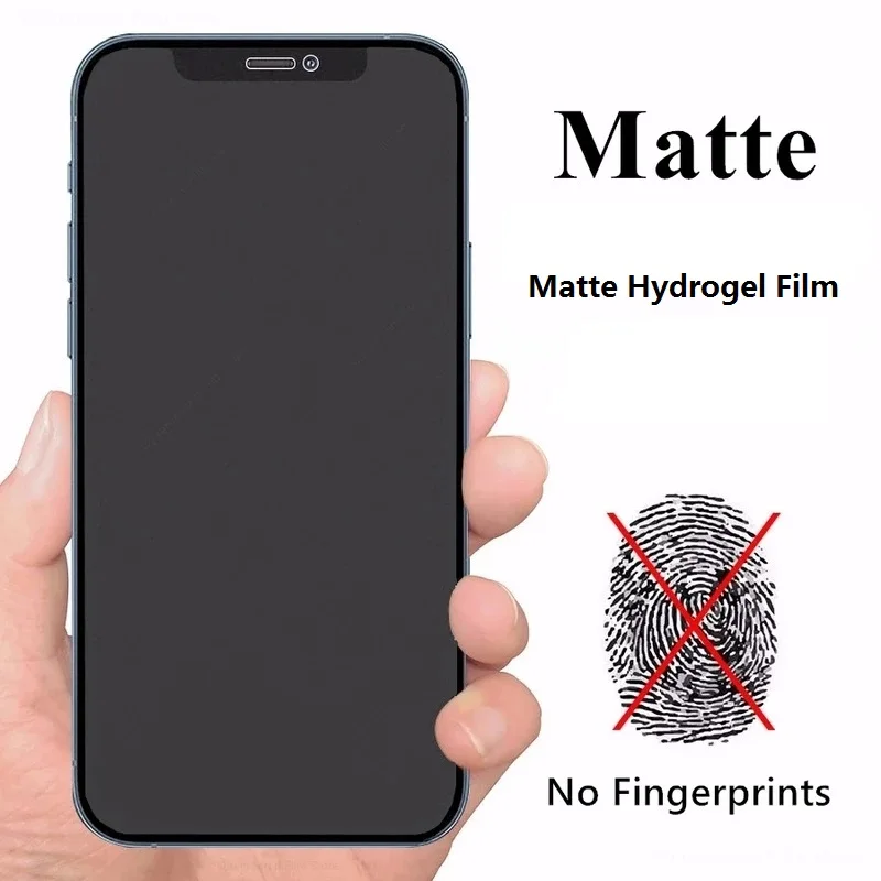 Screen Protector Matte Film for iPhone 11 12 13 Pro XR X XS Max  on for iPhone 7 8 6 6S Plus 12 13 mini Matte Film