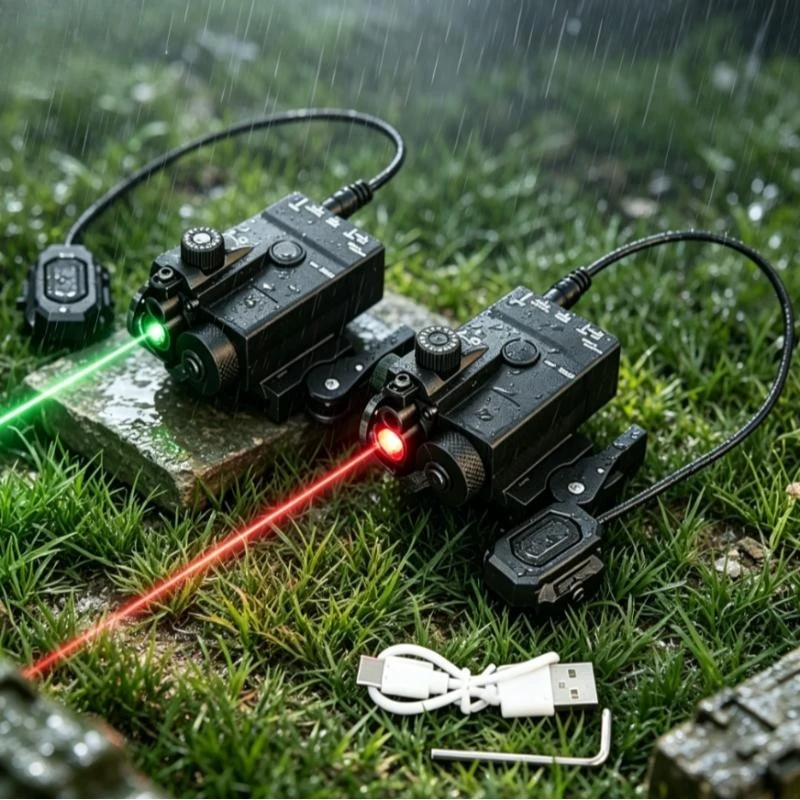 

2.5mm Aiming Indicator Mini Nylon Laser Sight Red Green Dot Fit 20mm Rail AR15 M4 AK47 Model Parts