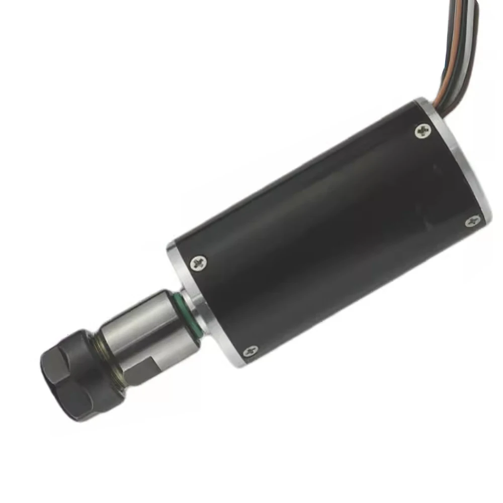 Brushless DC Spindle Motor 10,000 RPM 3.175mm Collet High-Speed Engraving & Robot Drilling/Grinding LD32WS-100 100W