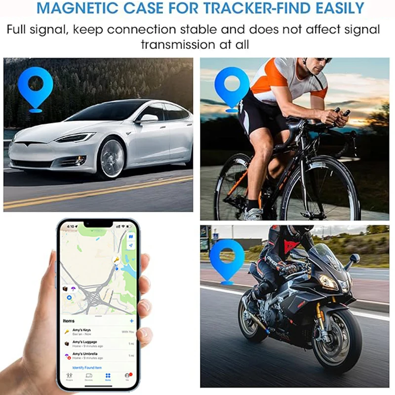 4-Pack magnet Long-Distance Tracker Keys Bag Navigation Device Locator for Apple Find My Voice Finder Smart Tag for IOS iPhone