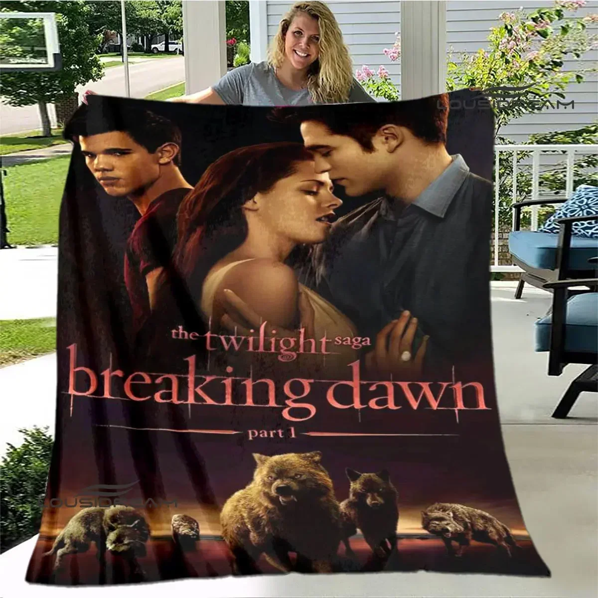 

The Twilight Saga Printed Blankets Fashion Warm Blanket Framine Soft And Comfortable Home Travel Born Blanket Birthday Gift