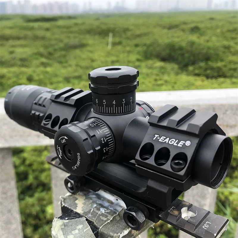 MARCH Compact Tactical Riflescope, Optical Collimator, Sight Spotting Scope Hunting Rifle, Airsoft PCP Weapons Fitting, 2-8X20IR