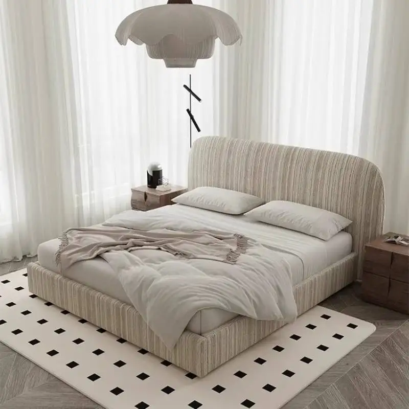 바리어 데코레이션 더블 침대 매트리스 성인용 벙커 퀸 더블 침대 침실 레토 마트리모니알레 가구