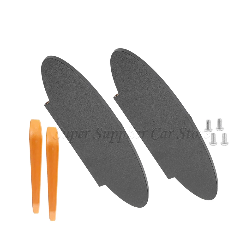 99670142102 For Porsche 911 996/997 Boxster 986 Cayman 987 1996-2010 Car Sun Visor Makeup Mirror Covers Kit Black 1/2PCS