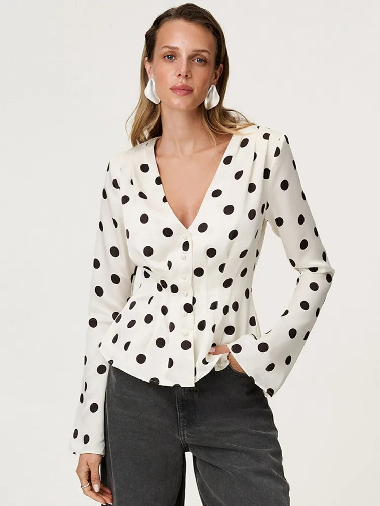 

Женские блузки 2024, осенняя зимняя блузка с длинным рукавом, женская блузка, рубашка, офисная элегантная рабочая рубашка, топ Blusas Mujer De Moda