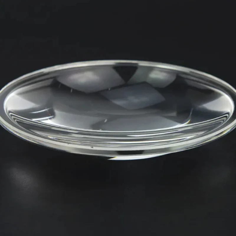 108mm Diameter Optical Glass Aspheric LED Focal Length 190mm Plano Convex Lens For LED Magnifying Glass