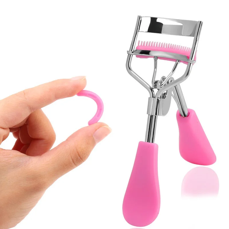 Modelador de cílios portátil de aço inoxidável, ferramentas de beleza com elevador natural, clipe de ondulação de cílios postiços, ferramentas e acessórios de maquiagem cosmética