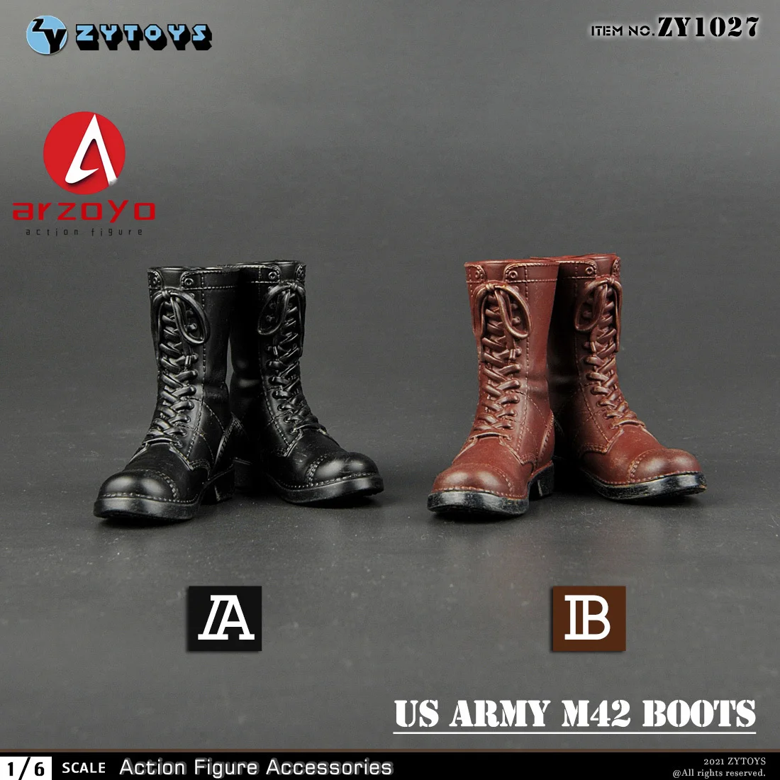 ZYTOYS ZY1024 ZY1028 ZY1034 1/6 WWII Military Boots Shoes Accessory Model Fit 12'' Male Soldier Action Figure Body Dolls Toy