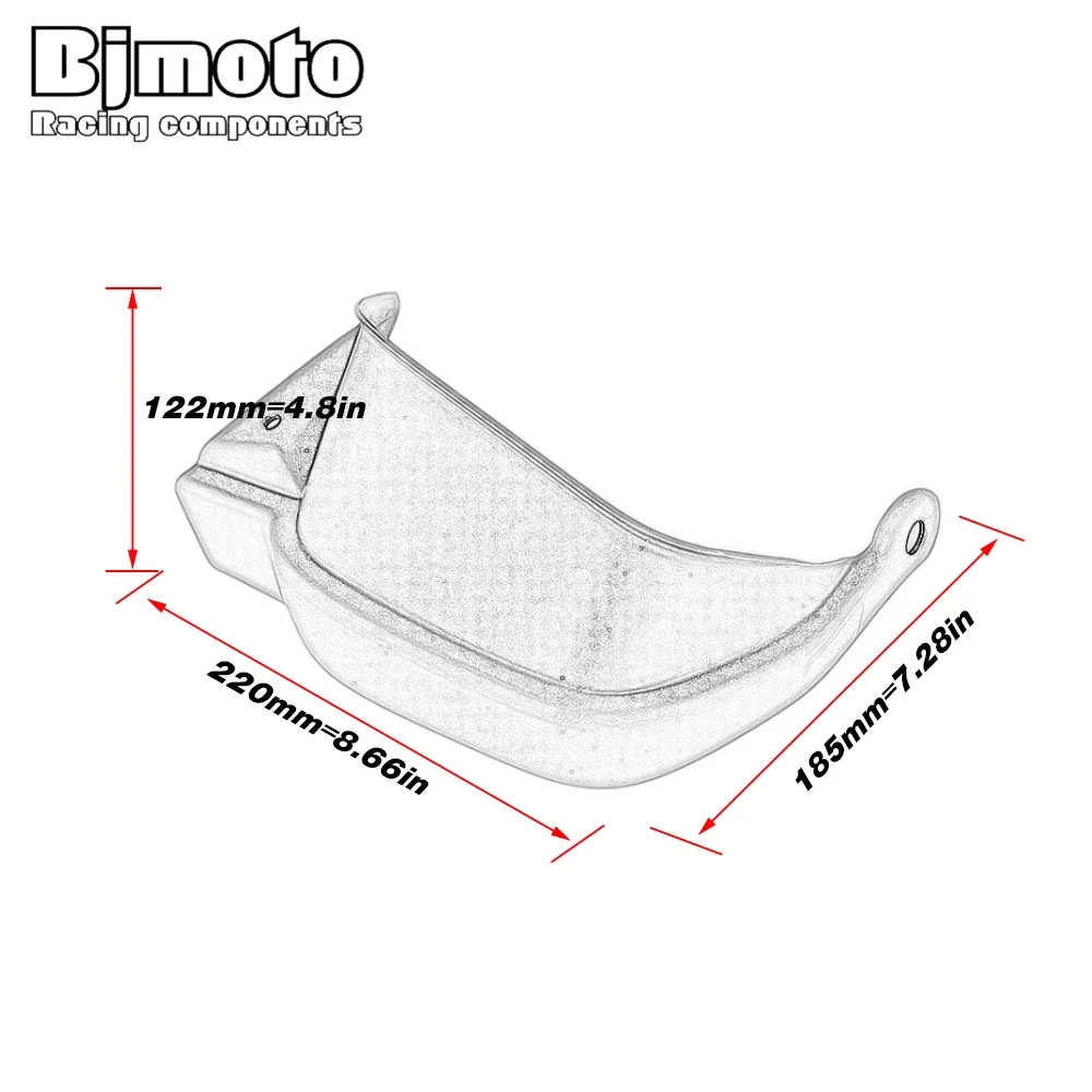 Protetor de punho de guarda de motocicleta, grande protetor de mão para HONDA CB650R, CB 650R, CB650 R, 2019-2020