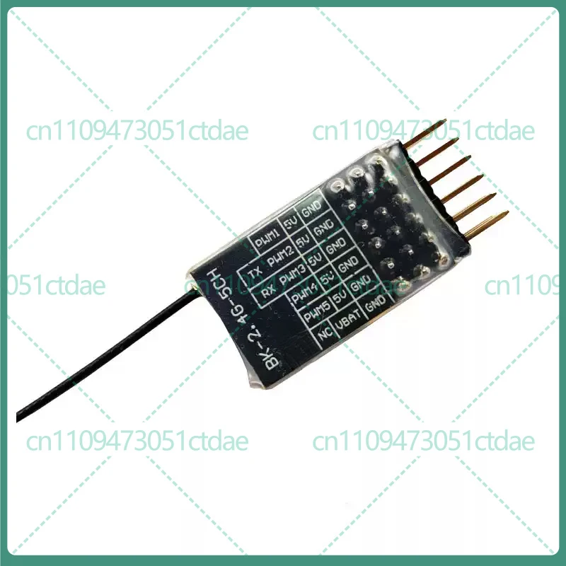1-5PCS For BAYCK 2.4G ELRS 5CH PWM Receiver Voltage Telemetry Fixed Wing FPV Long Range Servo Control Module