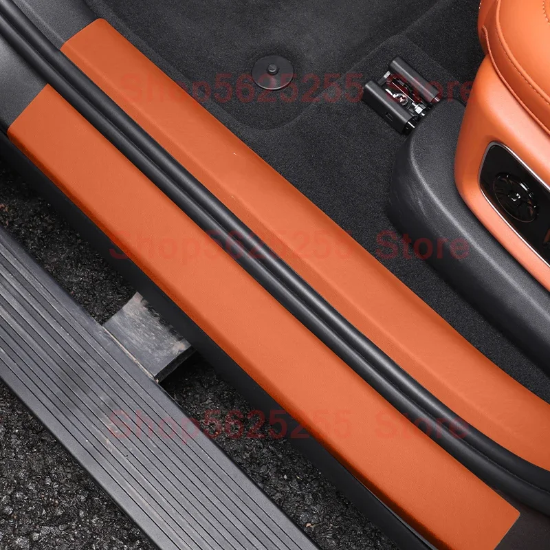 

For LEADING IDEAL LiXiang L8 2021-2022 Car Co-pilot Anti-Kick B-pillar Pad Anti-kick Threshold Bar Door Pad Mat Cover Stickers