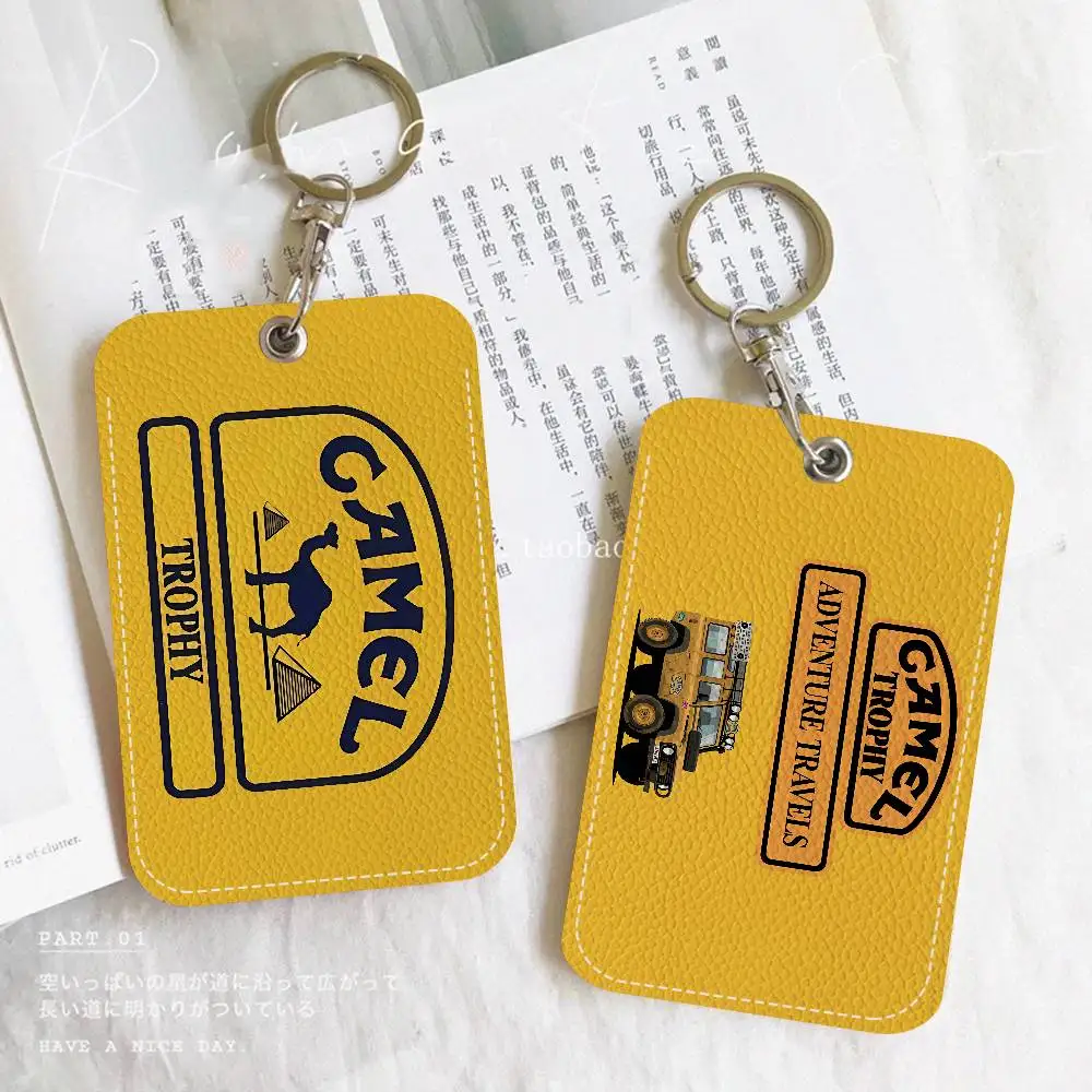 

Персонализированный держатель C-CamelSTrophys для банковских карт, карт метро и автобуса, кошелек для карт, держатель для бейджа, брелок