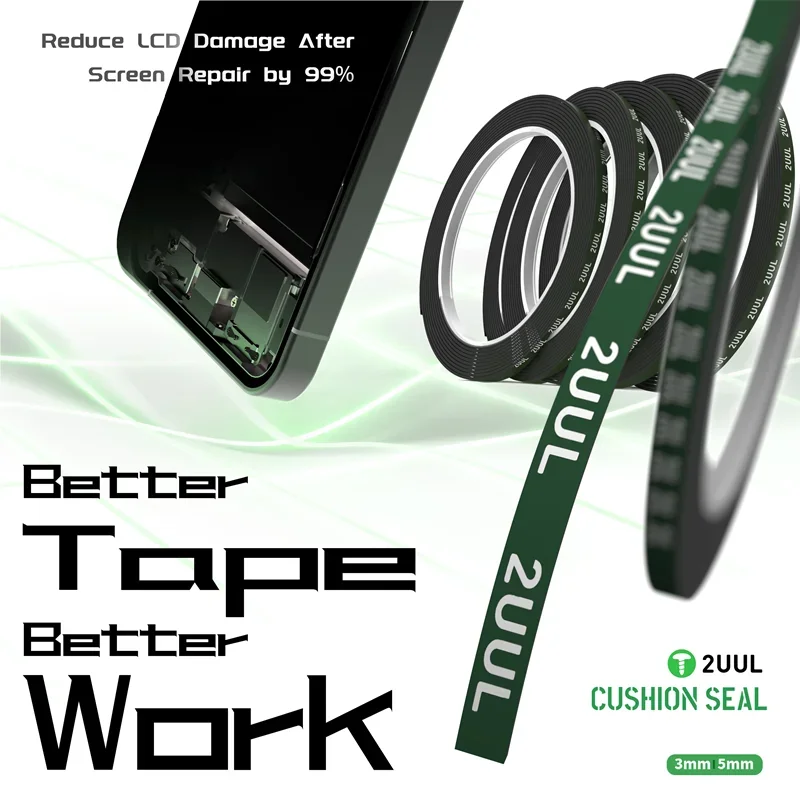 

2UUL CS01 CS02 Mobile Phone Repair Tape LCD Screen Repair Touch Screen Seal Battery Frame Cushion Seal-Cushion Seal Tape