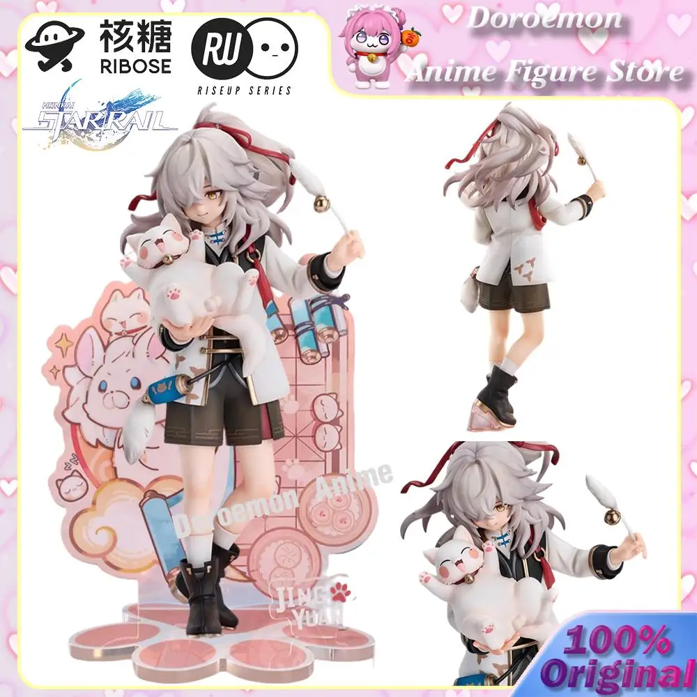 

In Stock Original Ribose Rise Up+ Honkai: Star Rail Little Cat Series Figure Jing Yuan Cute Game Collectible Decoration Figures