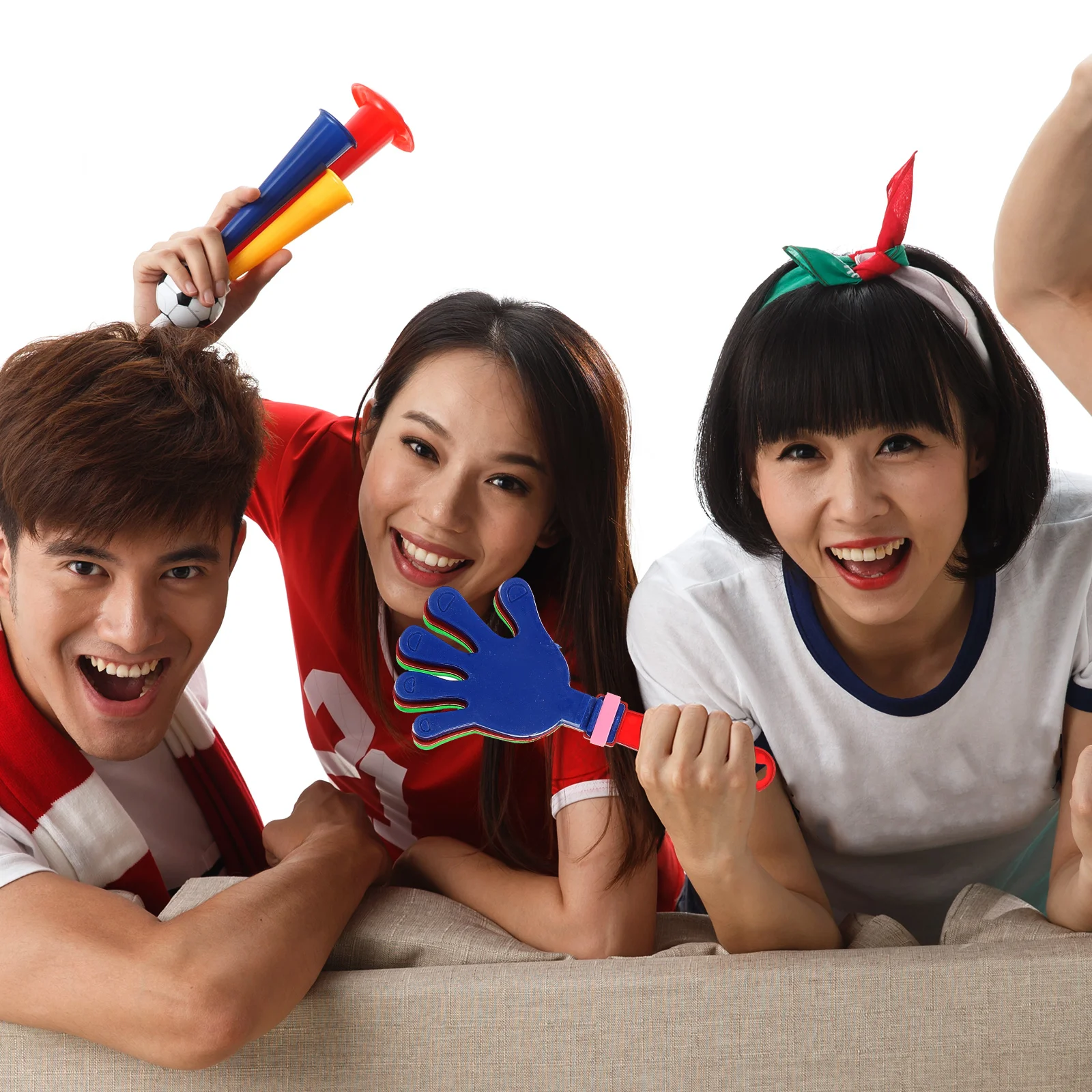 20-teilige Hände aus Kunststoff, helle Farbe, starkes Lärm, Party, Kinder, Karneval, Fiestas-Maker, Jubel-Requisite, Puppe