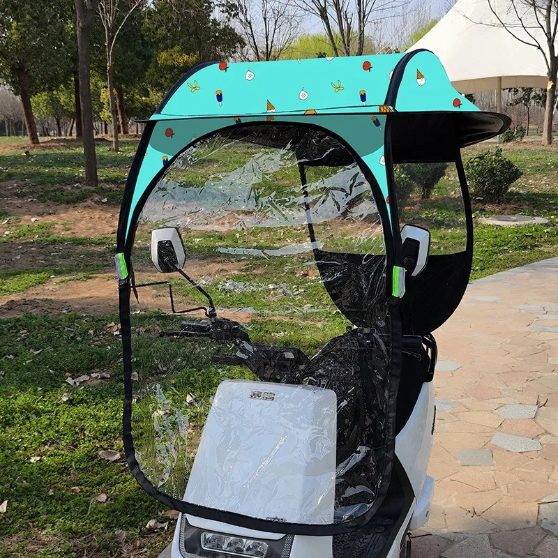 

Manufacturer wholesale electric bike window rain shelter, thickened sun protection motorcycle rain cover
