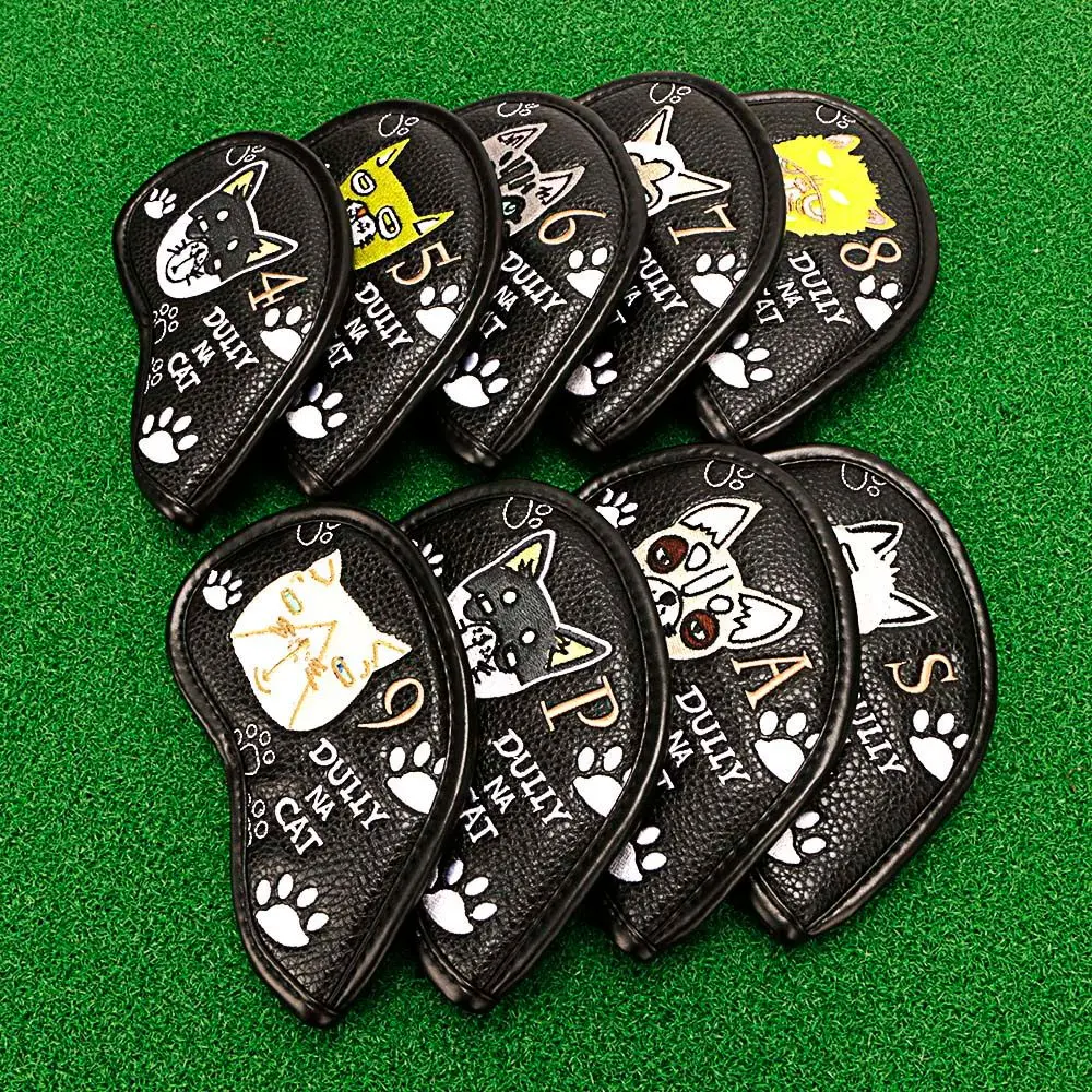 

Golf Putter Accessories With Number Design Protector Case Head Cover Golf Iron Headcover Golf Club Cover Golf Headcovers