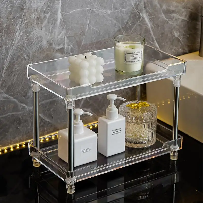 acrylic-office-desktop-cup-holder-bathroom-washstand-storage-rack-cosmetic-transparent-organizer-box-home-organization-tools