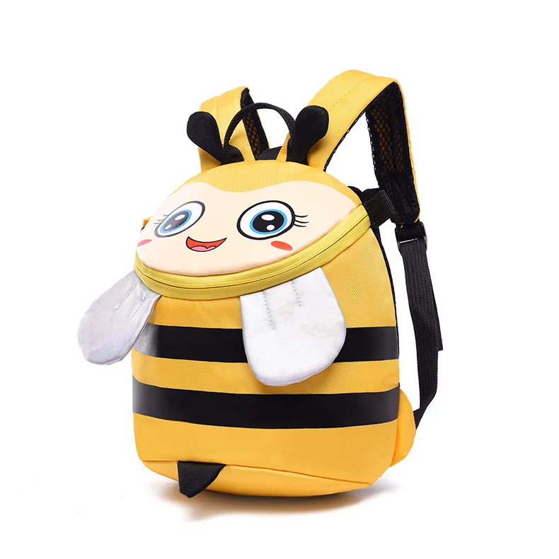 

Cute Bee Cartoon Backpack Children Boys Girls Kawaii Bag with Anti Lost Backpacks Kindergarten Bag Kid Gift Small Shoulder Bag