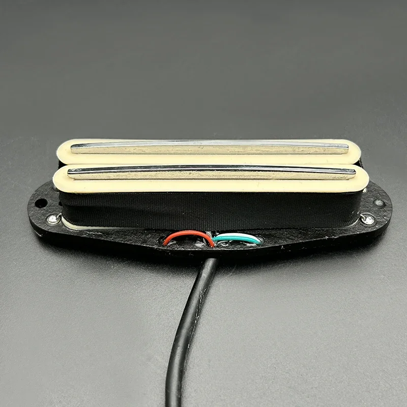 Alnico II Twin Hot Rail Mini Humbucker ST Single Coil Pickup Size 9K 4 Conducts Coil Splitting Alnico 2 Pickup Multi Colour