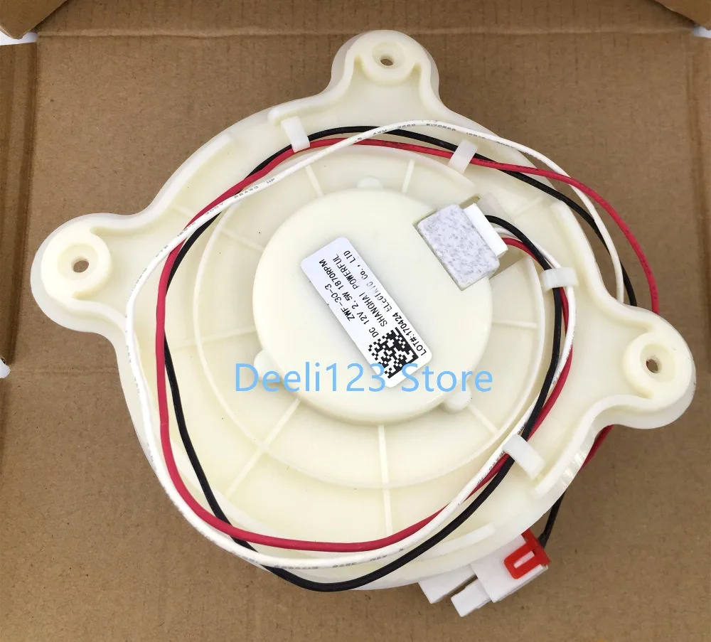 1pcs ใหม่ทํางานดีสําหรับตู้เย็นมอเตอร์ ZWF-30-3 12V2.5W พัดลมมอเตอร์