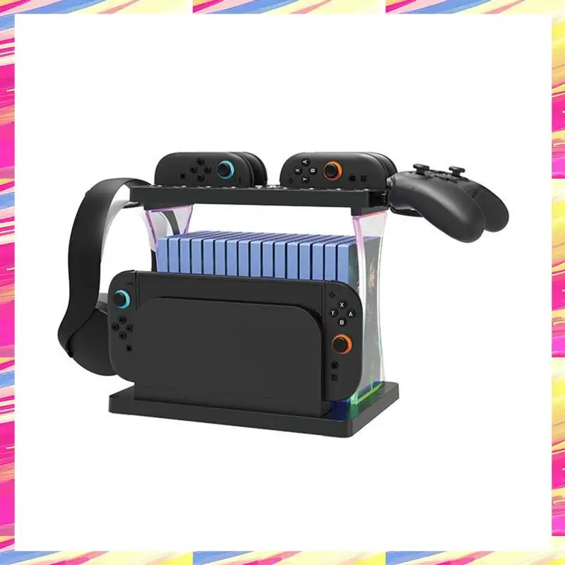 

AIAI For Switch2 Multi-Function Storage Bracket For Joy-Con Charging Base For Switch2 CD Disc Storage Rack For Switch2