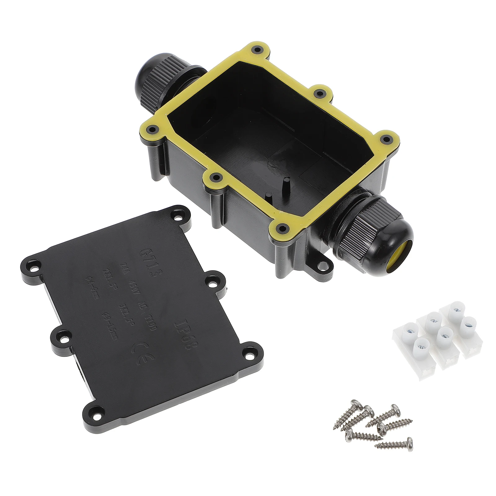

Waterproof Junction Electrical Box Outdoor Watertight Cable Connector Corrosion Resistant High Temp Long Life External