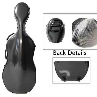 Goede Kwaliteit Carbon Cello Case 4/4 7/8 3/4 1/2 1/4 Koolstofvezel Composiet Multi-color Waterdichte Cello doos Cello Medeplichtige