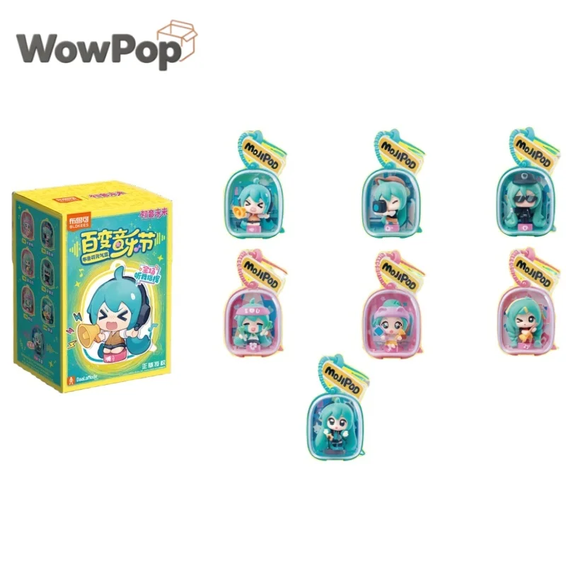 正規品「blokees-hatsune-miku-vocaloid-variety-music-festival」ミステリーブラインドボックス、完成品アクションフィギュア、コレクションアイテム、ミステリーギフト。