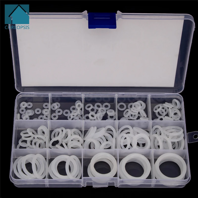 

150-200-225PCS PCP Paintball Sealing O Rings White Silicone Replacements OD 6mm-30mm CS 1.5mm 1.9mm 2.4mm 3.1mm