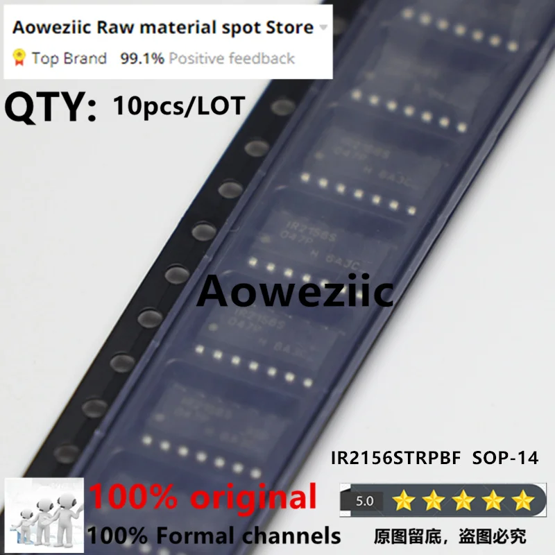 Aoweziic 2023+ 100% nowy importowany oryginalny IR2156STRPBF IR2156S SOP-14 IR2156PBF DIP-14 układ sterowania statecznikiem IR2156