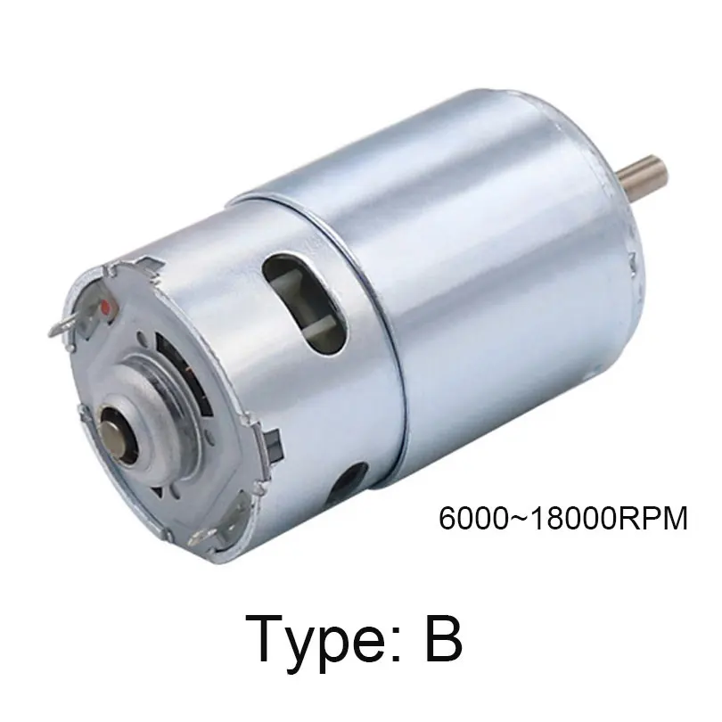 997 DC Motor 12V-36V 3000-18000RPM Large Torque Micro Motor Double Ball Bearing for DIY Power Tools Toys Drill Saw Grinder Lathe