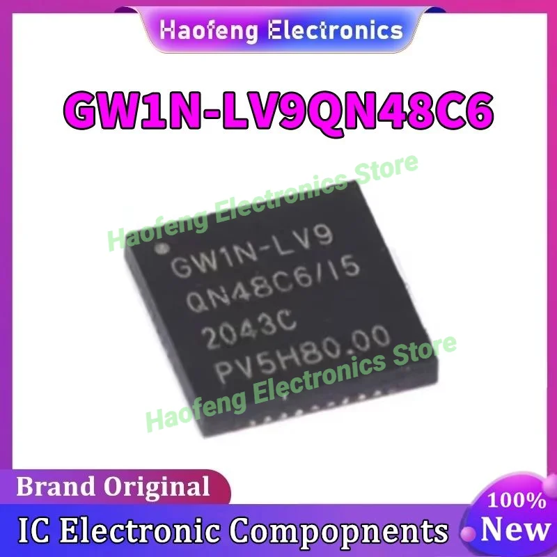 GW1N-LV9 baru chip kontroler mikro QN48C6/I5 GW1N-LV9QN48C6/I5 QFN48