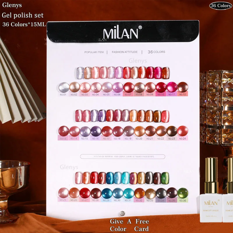 Close-up of semi-permanent gel nail application