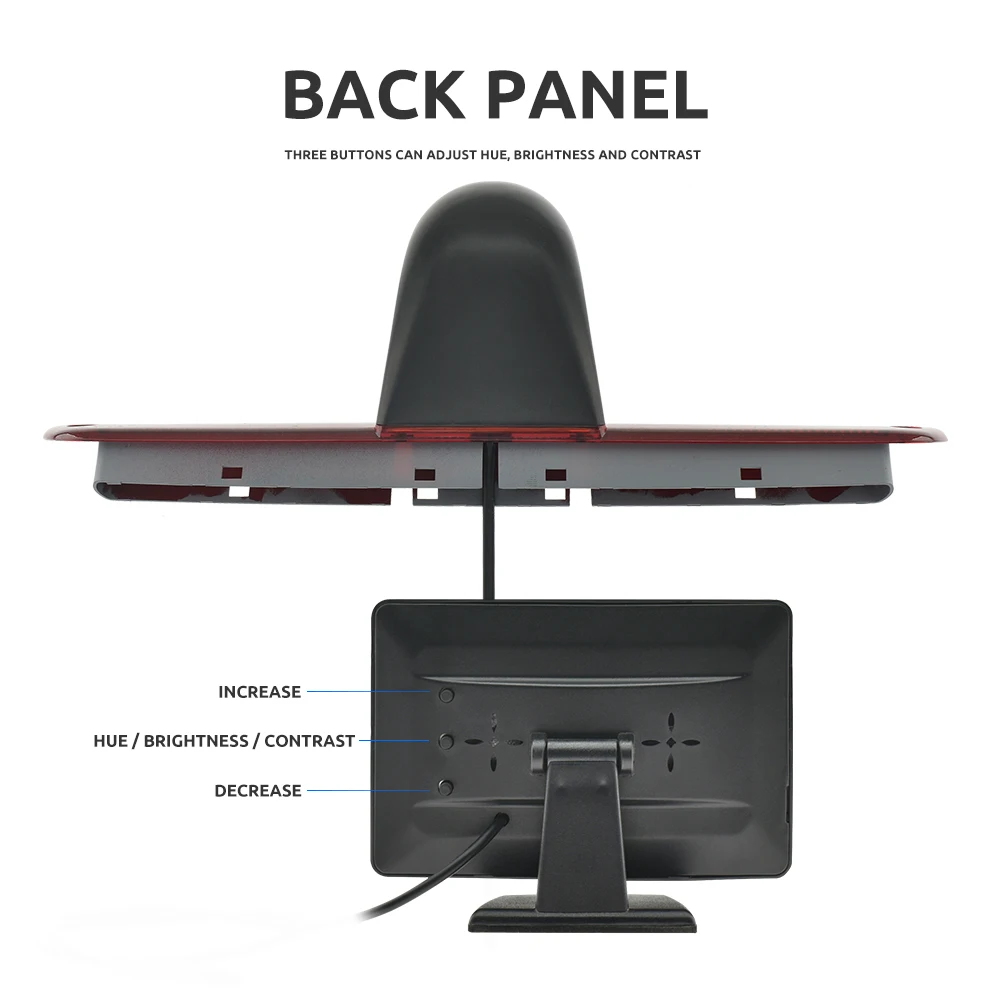 Автомобильная камера заднего вида, стоп-сигнал, 4,3- или 5-дюймовый монитор для Mercedes-Benz Sprinter W906 | Volkswagen Crafter Caravelle T5/T6