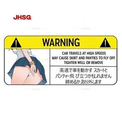 Funny Panty Car Sticker Warning Peek Slap Pattern Vinyl Anime Window Wall Sticker Motorcycle Laptop Decorative Decal PVCHot Sale