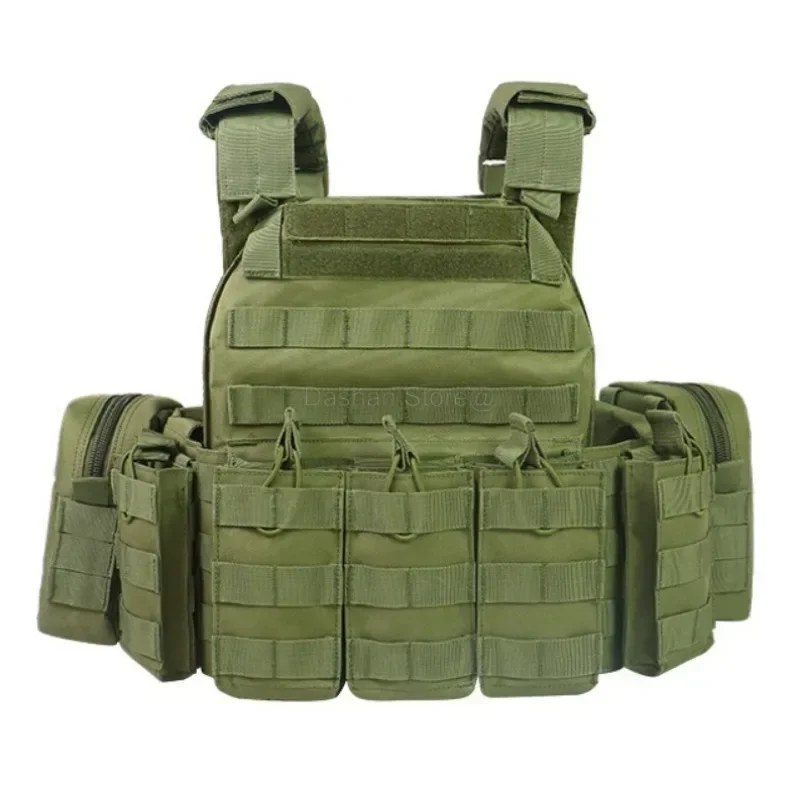 

6094 Multifunctional Tactical Vest Magazine Bag Outdoor Training Activity Equipment Uniform CS Games Breathable Hunting Vests