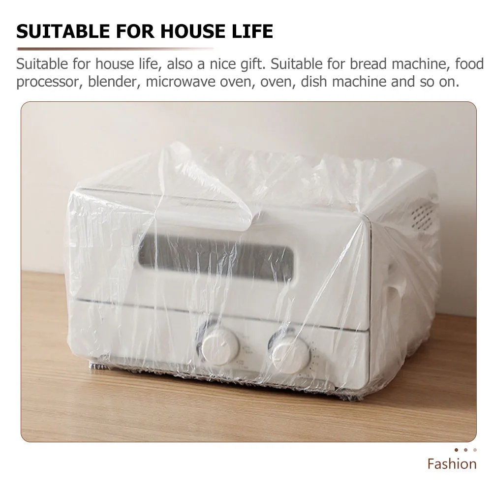 20pcs Disposable Thickened Dust Cover for Kitchen Appliances 100cm Small Appliance Protector Rice Cooker Covers Elastic Plastic